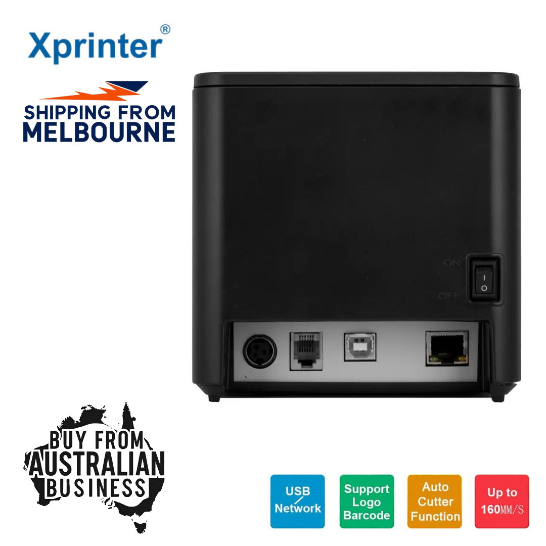80mm Thermal Receipt Printer USB/ETHERNET Xprinter T80Q USB LAN