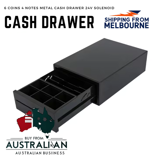 Mini Metal Design Cash Drawer with RJ12 Connection for POS Systems