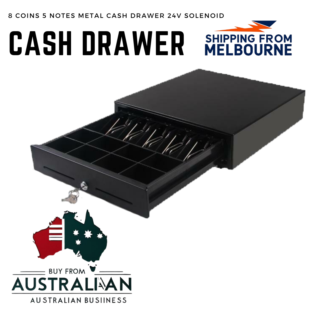 Heavy Duty Metal Design Cash Drawer with RJ12 Connection for POS Systems