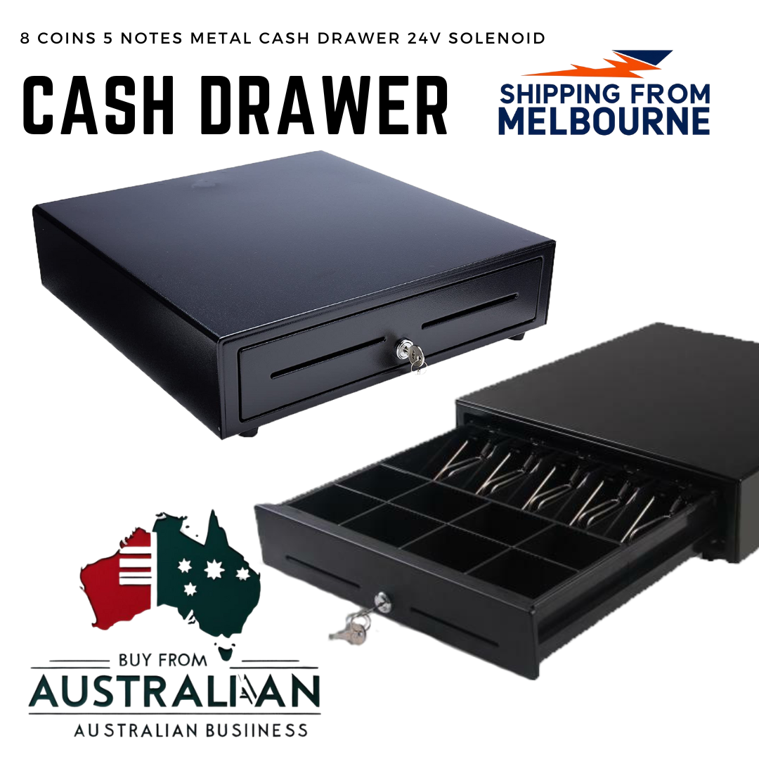 Heavy Duty Metal Design Cash Drawer with RJ12 Connection for POS Systems