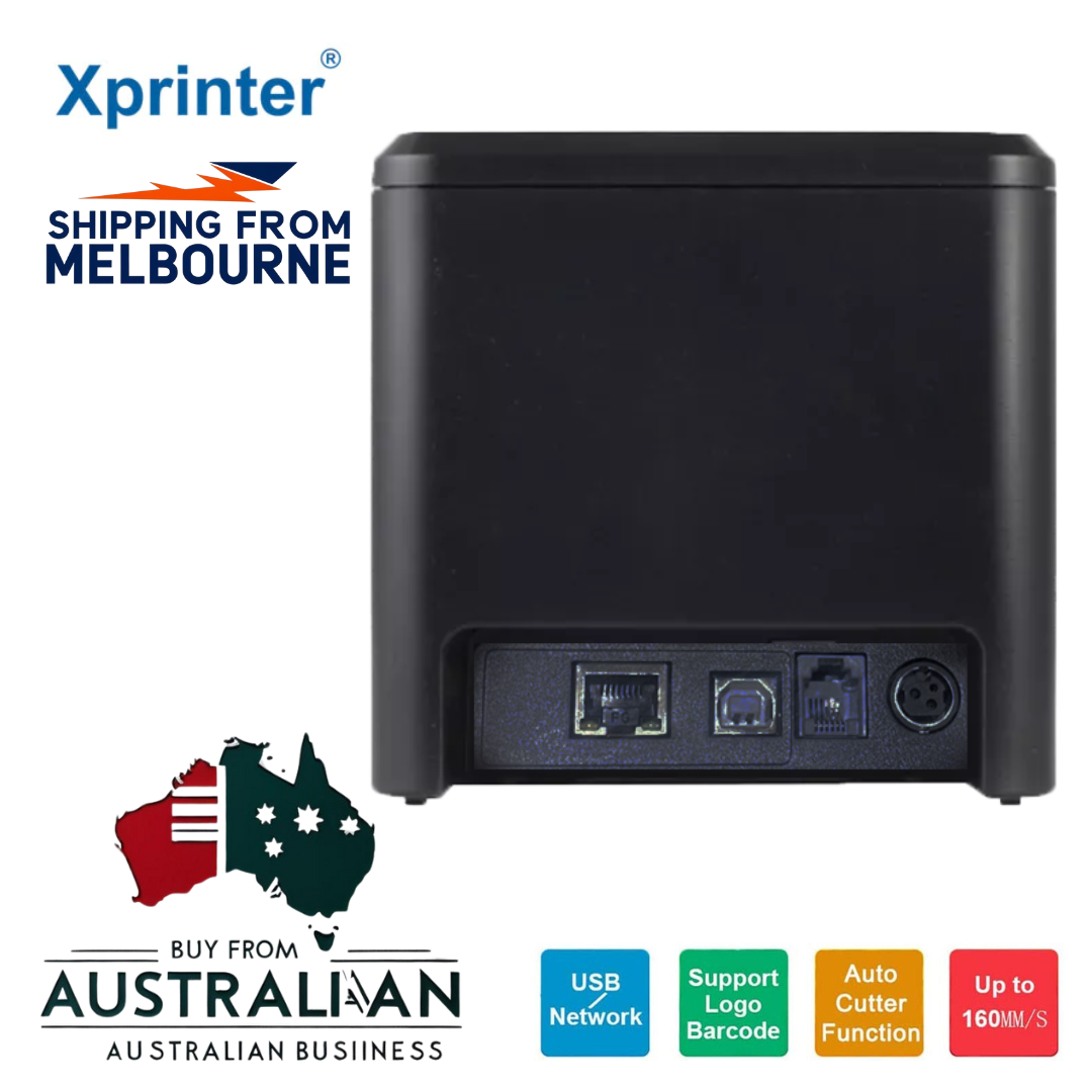 80mm Thermal Receipt Printer USB/ETHERNET Xprinter T80A USB LAN