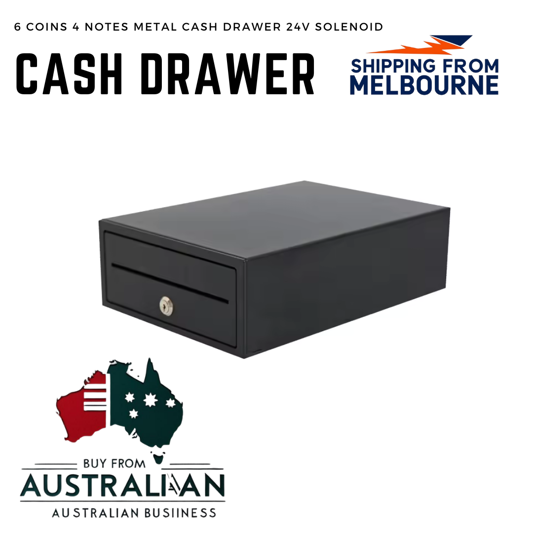 Mini Metal Design Cash Drawer with RJ12 Connection for POS Systems