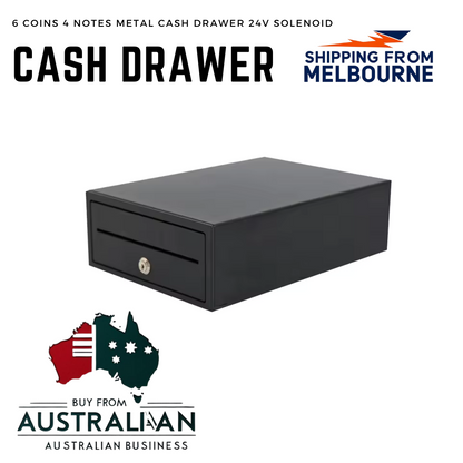 Mini Metal Design Cash Drawer with RJ12 Connection for POS Systems