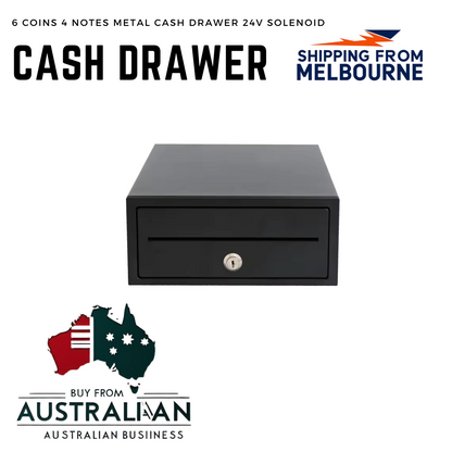 Mini Metal Design Cash Drawer with RJ12 Connection for POS Systems